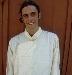 Camicia tibetana in cotone